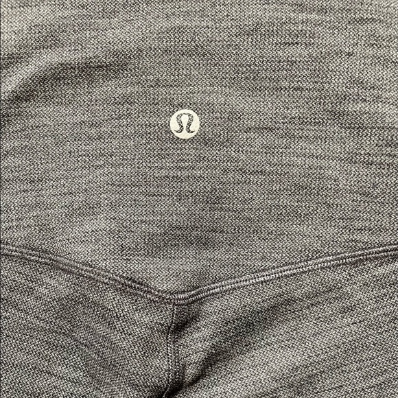 Lululemon Align Pant II 25" length in Grey herringbone jacquard Sz 4 WORN ONCE - Picture 7 of 8